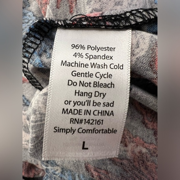 LuLaRoe Patriotic Julia Dress Size Large - Picture 5 of 9